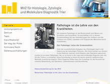 Tablet Screenshot of patho-trier.de